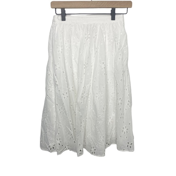 J. Crew Factory Skirts Jcrew Eyelet Skirt Poshmark